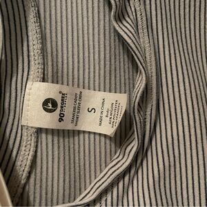 90 Degree By Reflex Striped Short Sleeve Tee - Black and White